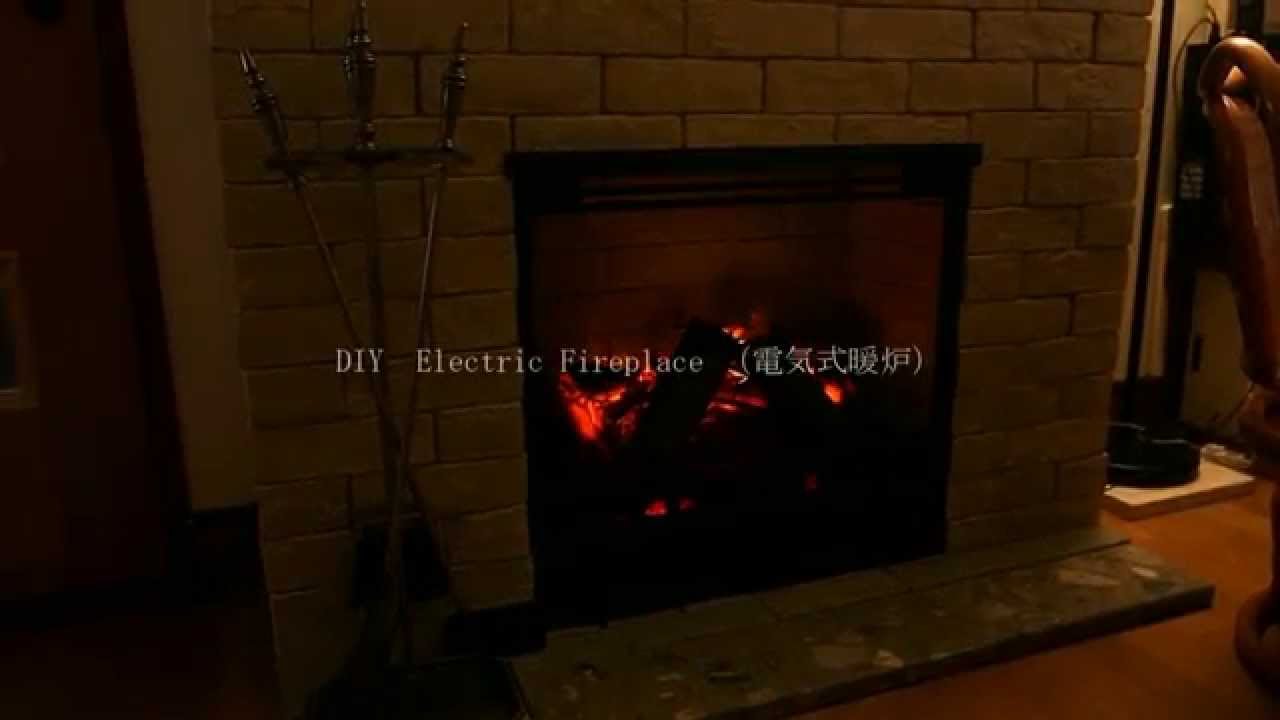 Diy Electric Fireplace 自作電気式暖炉 Starry Sky 星空への誘い