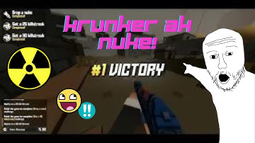 AssassinRebourne | KRUNKER AK NUKE: Insane 33-0 RAMPAGE! 😄