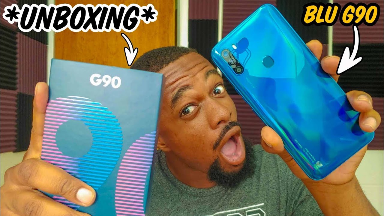 *SO I GOT A *BLU* PHONE AGAIN*Blu G90 Unboxing!