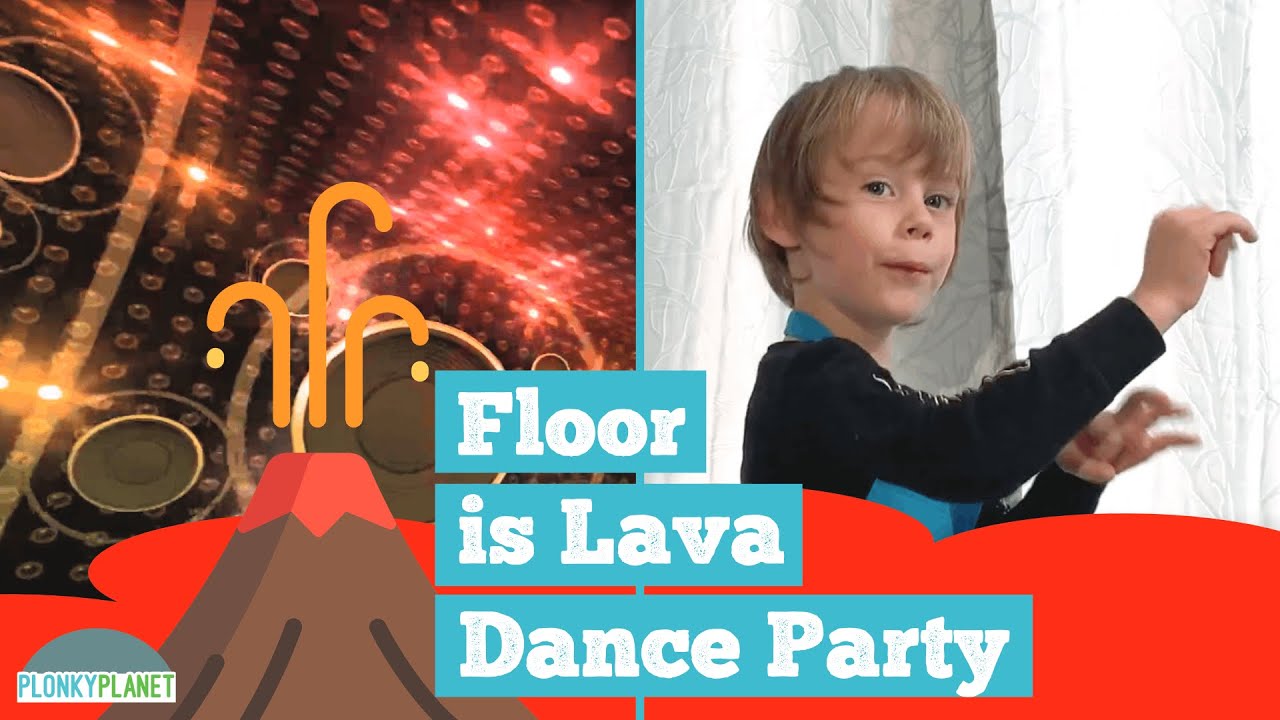 Floor is Lava Dance Party for Kids Kids Dance Video YouTube