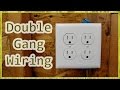 Jumper With A Double Gang Receptacle Wiring
