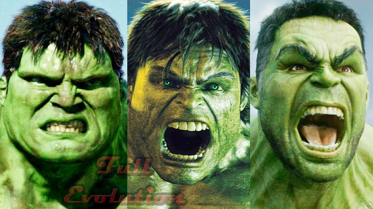 Топ 10 Лучших Боев Всех Трех Халков !