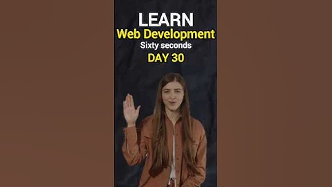 Learn Web Development Series Day 30 |  #coding #css #programming #html