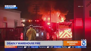 Responders find 1 dead in South El Monte building fire