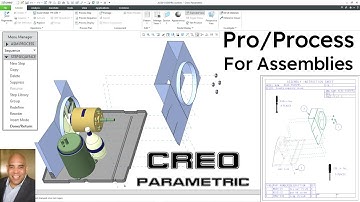 Creo Parametric - Pro Process for Assemblies - Part 1 of 4