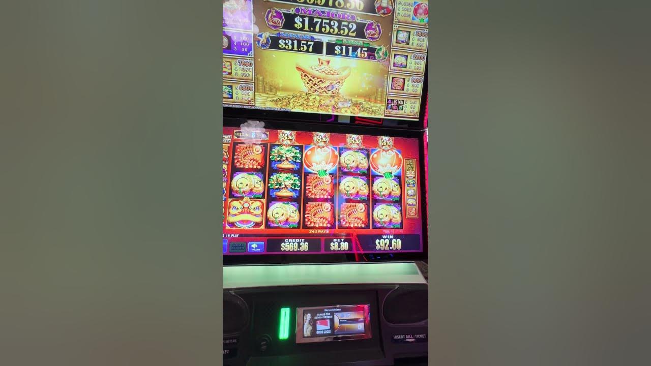 WATCH THE LAST SPIN ON TRIPLE FESTIVAL SLOT! HUGE WIN! FREE GAMES LINE ...