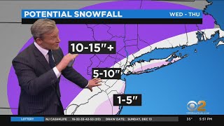 New York Weather: CBS2's 12/14 Monday Evening Update