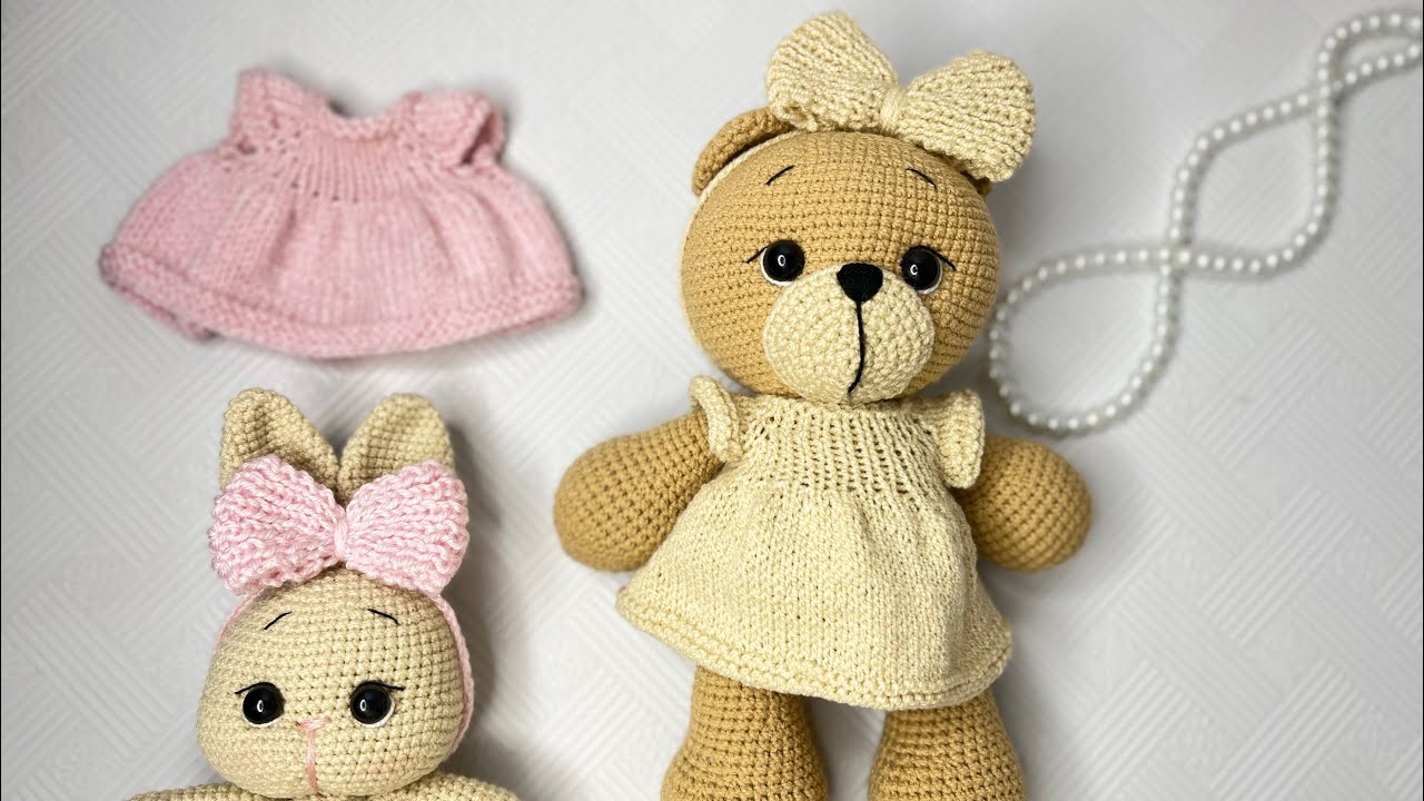 Knitting Cute Doll Clothes – Full Tutorial🌸