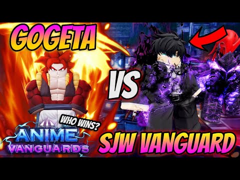 Which VANGUARD Is Stronger SJW Evo Vs Gogeta Anime Vanguards 4 5