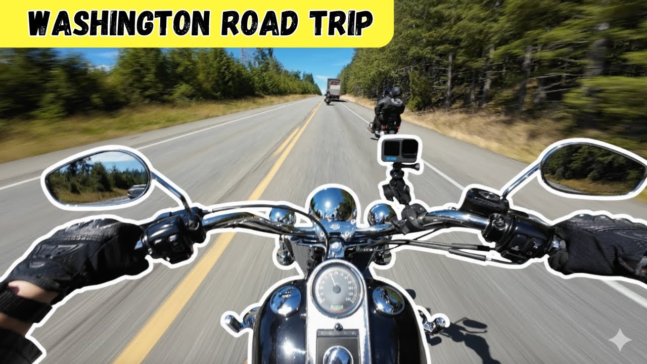 Путешествие на мотоцикле по штату Вашингтон 🌲 (Приключение на северо-западе Тихого океана)