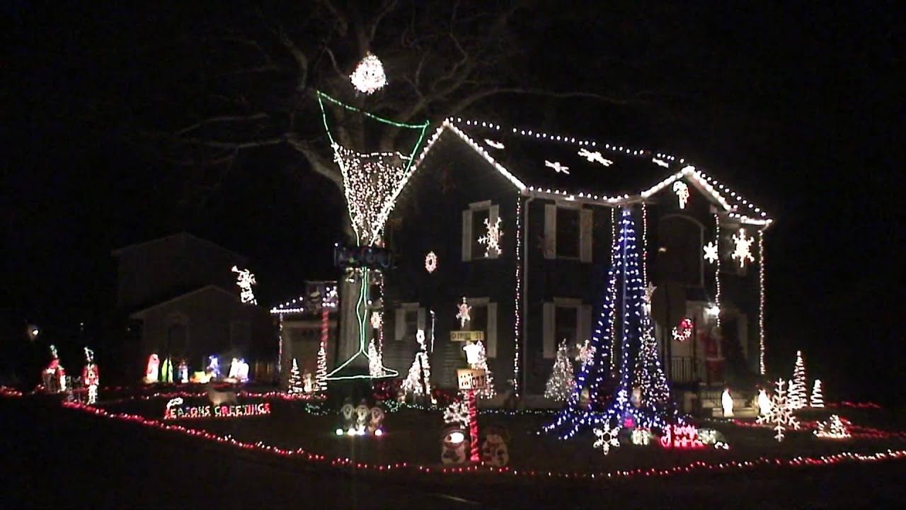 Powers Family Christmas Lights Amazing Grace Christmas Lights using