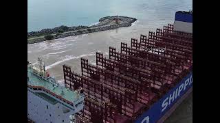 Navio COSCO SHIPPING ARGENTINA 335m.#cosco#shipping #dronebrasil #gigantes 
