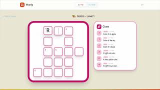 Crossword AI educational game screenshot 1