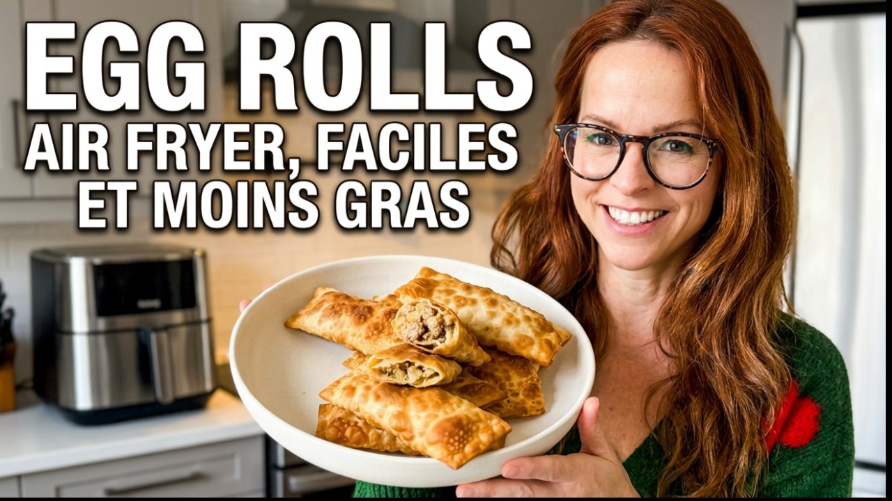 EGG ROLLS AU AIR FRYER Plus légers et savoureux