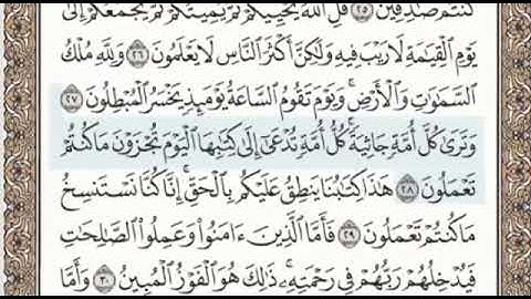 سورة الجاثية الصفحة 501 الشيخ محمد صديق المنشاوي
