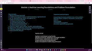 30. ML Course Episode 1 | Machine Learning Foundations Roadmap