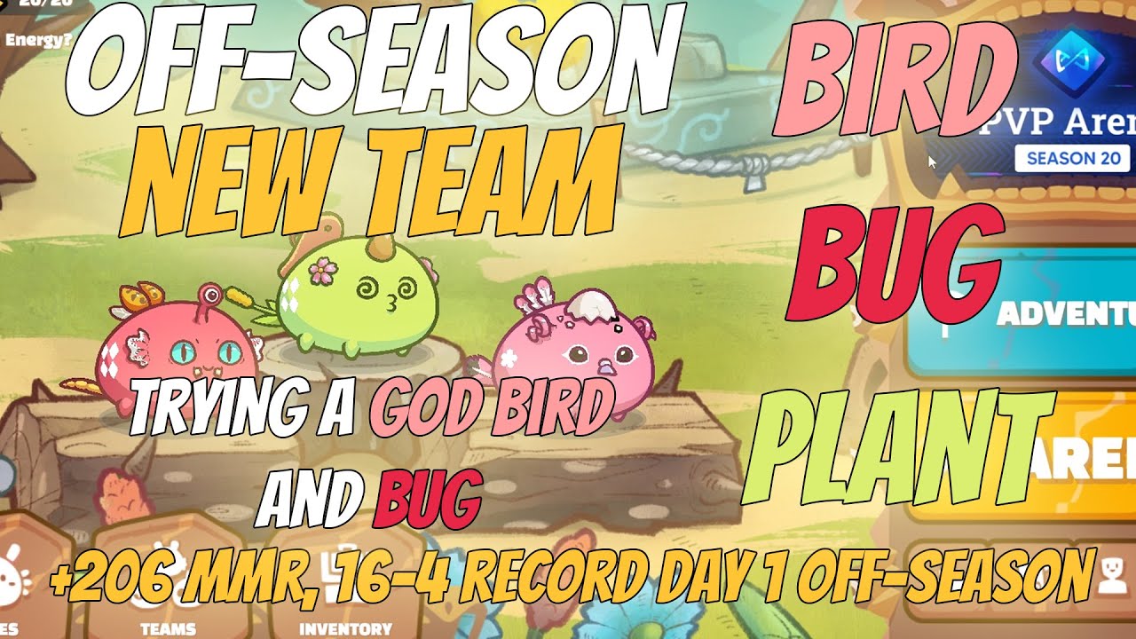 *NEW* BBP Lineup Gameplay | 1406 MMR Off-Season | Axie Infinity - Arena #75