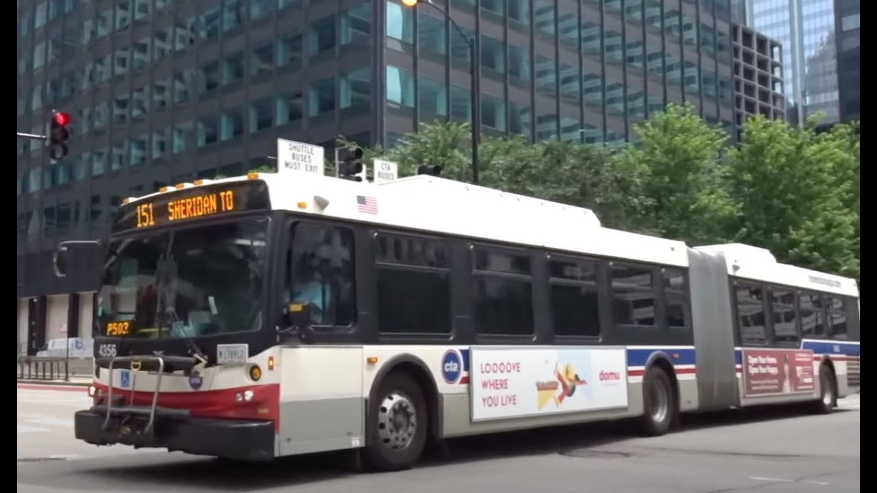 Buses in Chicago, Illinois, USA 2021 YouTube