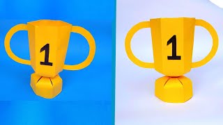 Paper Trophy || How to Make a Paper Trophy || Paper Trophy Craft