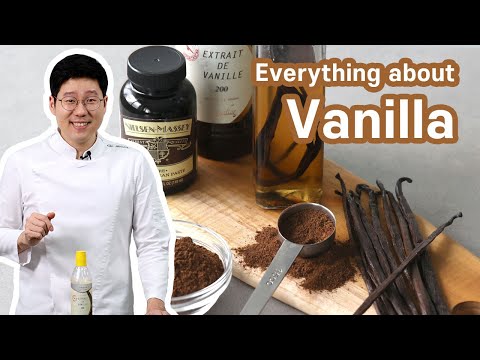 How to use Vanilla  Vanilla pod, extract, essence, paste, powder, sugar, syrup all explained