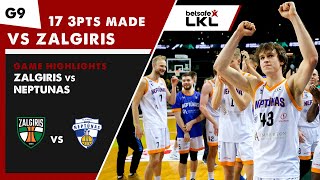 KLAIPEDA NEPTUNAS RAINS IN 17 3PTS VS ZALGIRIS KAUNAS TO SECURE THE WIN IN LITHUANIAN BASKETBALL LKL