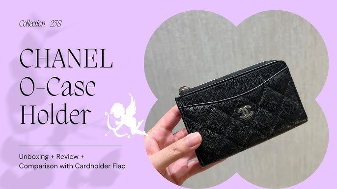 CHANEL CARD HOLDER ON CHAIN Unboxing + Review Includes What Fit's Inside  It