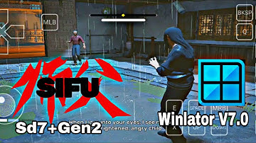 Sifu Deluxe Edition Gameplay On Winlator Emulator Android (Windows)