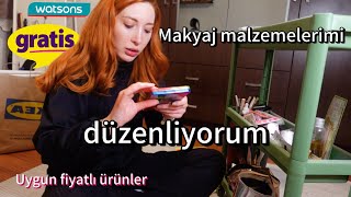 MAKYAJ MALZEMELERİMİ DÜZENLİYORUM  GRATİS, WATSONS, BEAULIS ÜRÜNLERİ