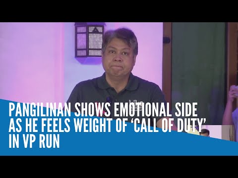 Pangilinan shows emotional side as he feels weight of ‘call of duty’ in VP run