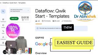 Dataflow: Qwik Start - Templates | FEB 2026 | #GSP192 #qwiklabsarcade2026