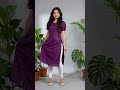 Latest Pink Taffeta Silk Kurti 💖 | Stylish & Elegant Look 🔥#meesho #shorts #sale