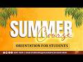 Summer Course Orientation| Ustazah Nighat Hashmi