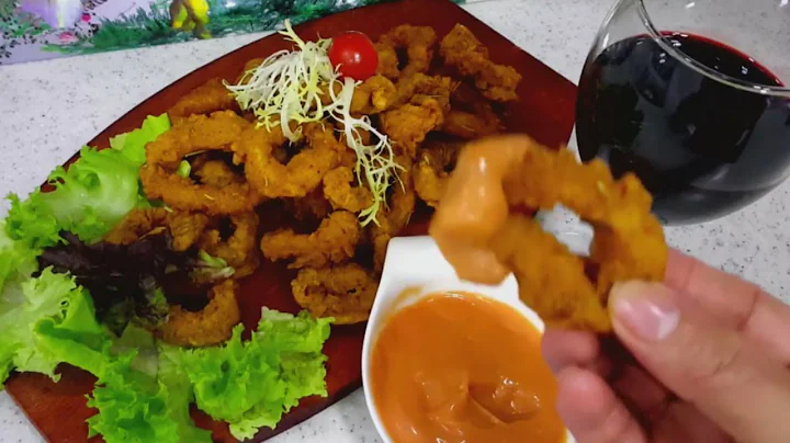 SECRET OF CRISPY CALAMARI!Soft inside,Crispy Outside| Tasty  Calamari Recipe| Kanava Meen Cuttlefish