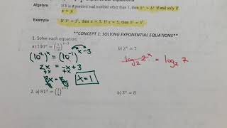 Algebra II Big Ideas Math - 6 6 video notes part 1