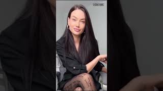 Jane Snow ✅ High Heels Walk &amp; Nylon Fashion Model 👠 | Stylish Model Lookbook | Biography &amp; Lifestyle