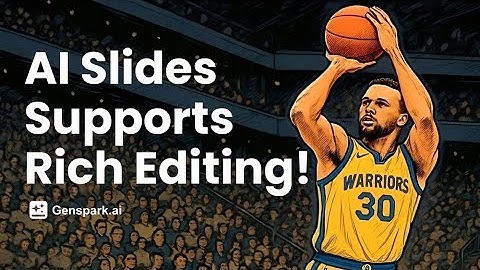 AI slides supports rich editing！