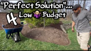 Bed Edging and Mulching for “LOW BUDGET” Clients TIME SAVING TECHNIQUES with PERFECT RESULTS