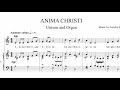 Anima christi music by aurelio porfiri