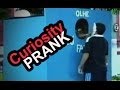 Curiosity gives pie in the face  brazil prank