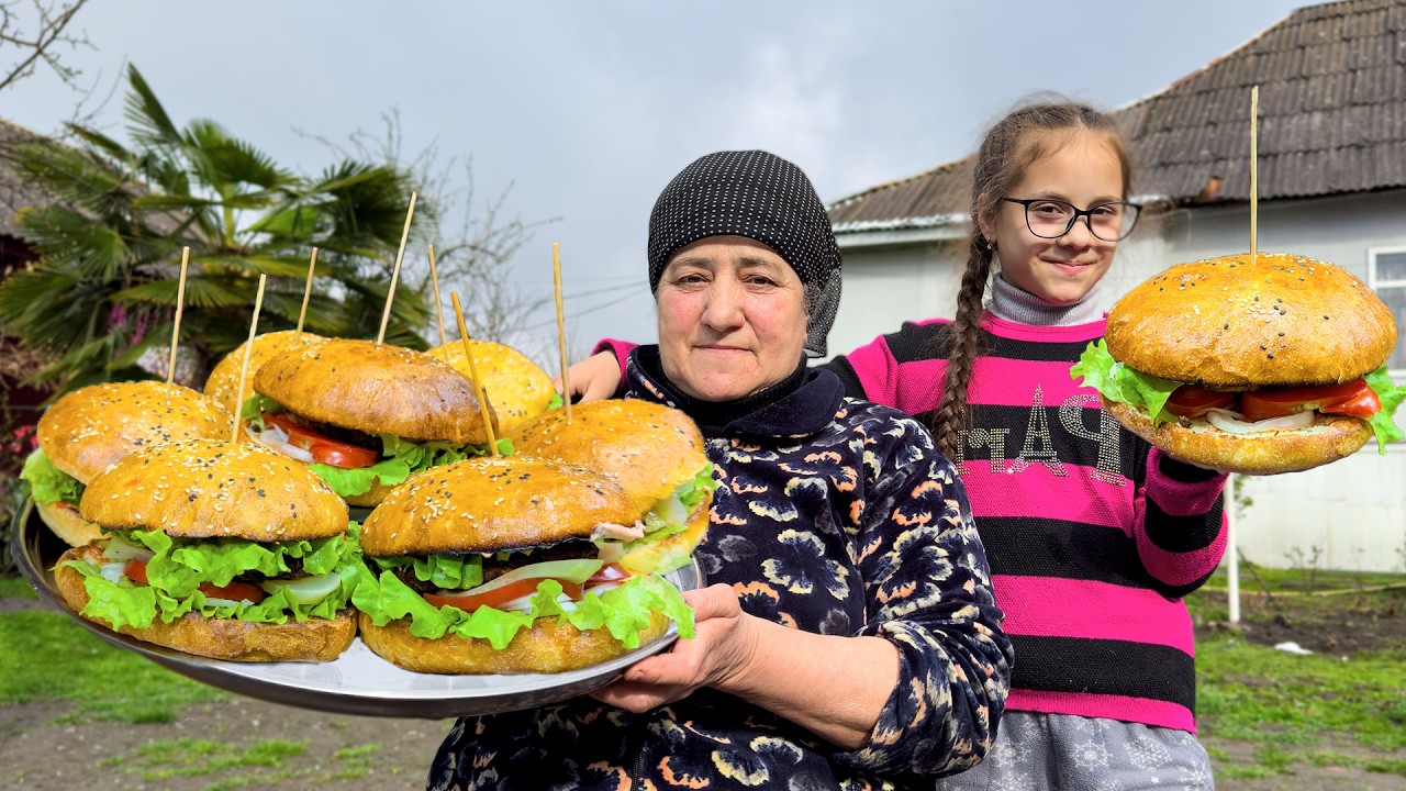 Peaceful Rural Simple Village Life - Grandma Cooking Traditional Recipes