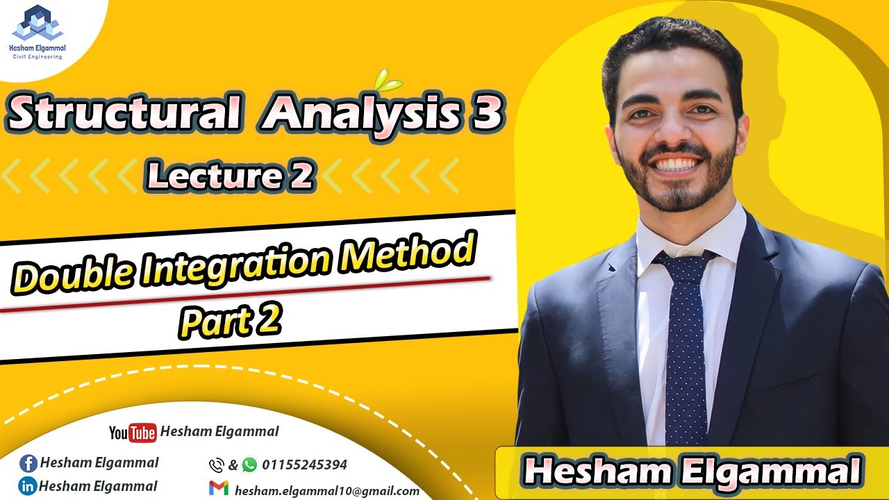 Lecture 2 - Double integration method (part 2) - المهندس هشام الجمال ...