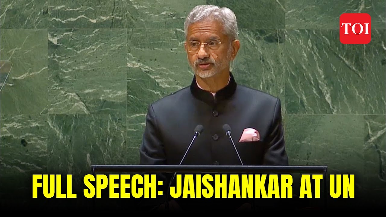 Full speech of S Jaishankar at UN: There's much India has to share