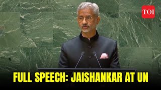 Full speech of S Jaishankar at UN: There's much India has to share