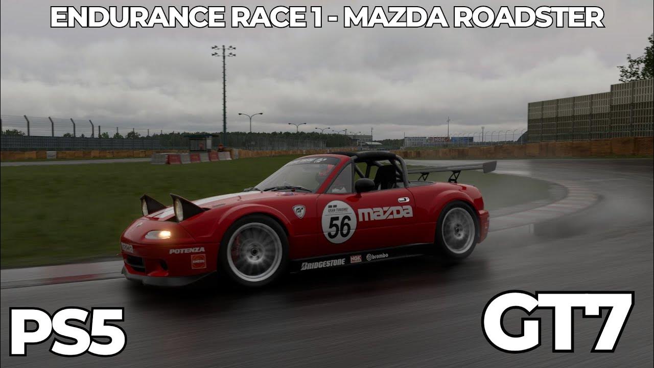 GT7 Missions Endurance Race 1 Mazda Roadster YouTube