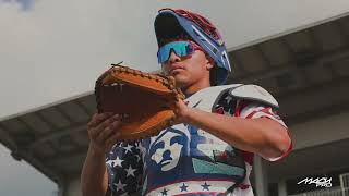 The Rawlings 4th of July Mach Pro Catchers Gear