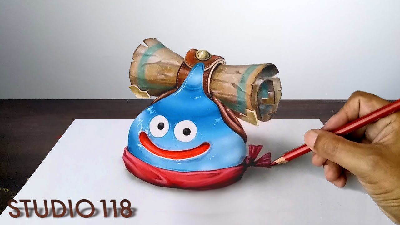 ドラクエタクト スラクトを描いてみた イラスト メイキング Drawing Studio 118 Youtube