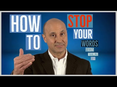 Mumbling? How To Stop Your Words From Trailing Off