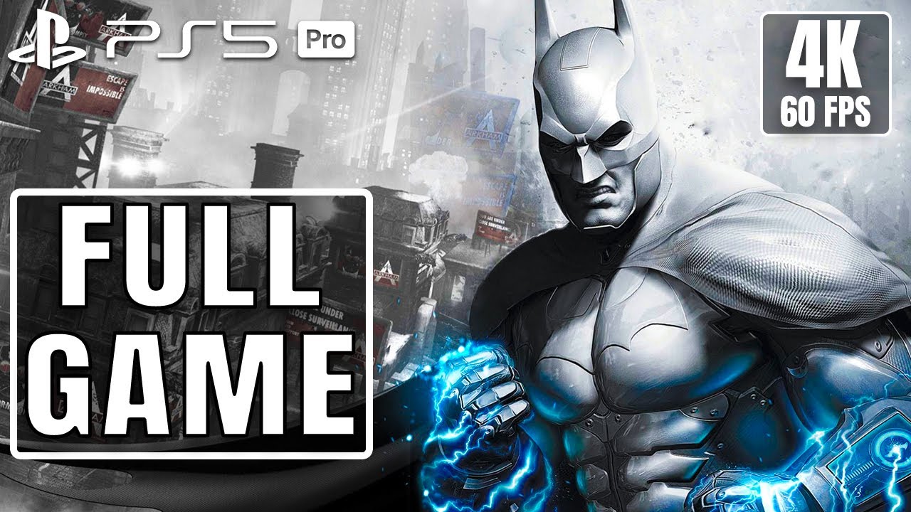 Batman Arkham City Gameplay Walkthrough FULL GAME [4K 60FPS] - No Commentary PS5 Pro
