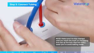 Waterdrop Tankless Reverse Osmosis WD X8 Installation Instruction Video RIBI Malta