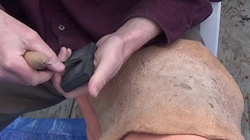 Flint Knapping   Dacite Tool Challenge Part 4